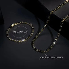 ⏳🔥Reducere de 50% pentru o perioadă limitată! ⏰ Set de bijuterii strălucitoare: îndrăzneț, elegant și de calitate premium 💎✨