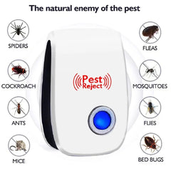 🔥【3buc】Repelent fizic silențios cu ultrasunete pentru șobolani și insecte respingător de rozătoare