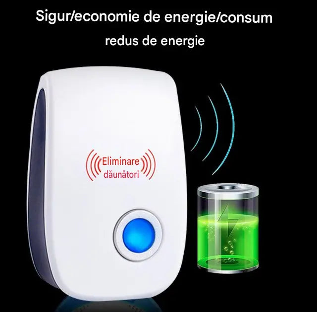 🔥【3buc】Repelent fizic silențios cu ultrasunete pentru șobolani și insecte respingător de rozătoare