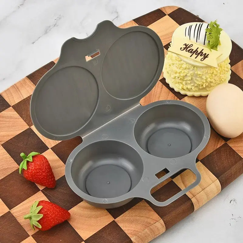 🎁2 bucăți 119 lei💥Poșor de ouă la microunde: Cavitate dublă, antiaderent și ușor de curățat.🏠